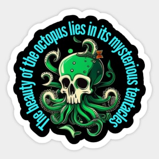 Octopus skull Sticker